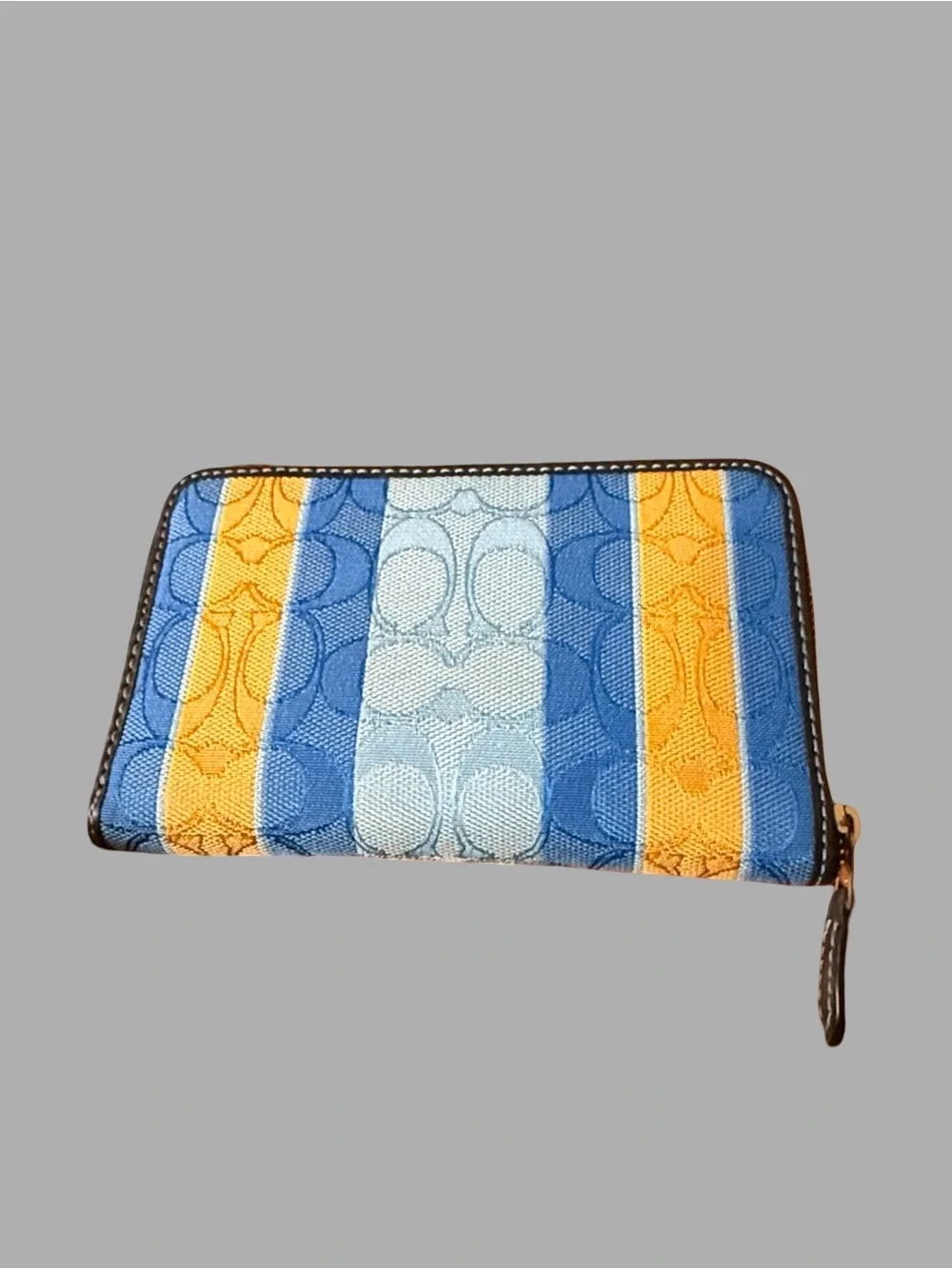 COACH Matching Set: Mollie Tote & Zip Wallet (Signature Jacquard Stripe)
